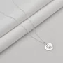 Colar Prata Mãe de Pet Coração com Gatinho