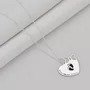 Colar Prata Princesa e Princípe Coração