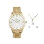 Kit Relógio Champion Elegance Feminino Dourado