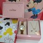 Kit Relógio Condor Disney Mickey Dourado