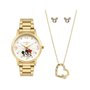 Kit Relógio Condor Disney Mickey e Minnie Dourado