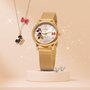 Kit Relógio Condor Disney Minnie Feminino Dourado