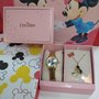 Kit Relógio Condor Disney Minnie Feminino Dourado