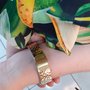 Kit Relógio Lince Feminino Dourado