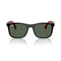 Óculos Solar Ray Ban Infantil Preto e Vermelho