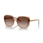 Óculos Solar Vogue Feminino Marrom Translúcido
