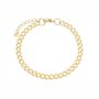 Pulseira Semi Jóia Dourada Elos