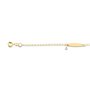 Pulseira Semi Jóia Infantil Banhada a Ouro 18k