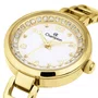Relógio Champion Mini Feminino Dourado com Pedras