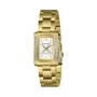 Relógio Lince Feminino Dourado Quadrado com Pedras