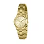 Relógio Lince Feminino Pulseira e Visor Dourados
