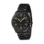 Relógio Lince Masculino Aço Preto e Dourado