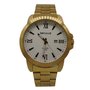 Relógio Seculus Masculino Dourado com Calendário