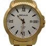 Relógio Seculus Masculino Dourado com Calendário