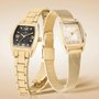 Relógio Technos Feminino Dourado com Pedras