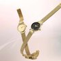 Relógio Technos Feminino Dourado Elegance Pedras