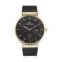 Relógio Technos Unissex Slim Bicolor Preto Dourado